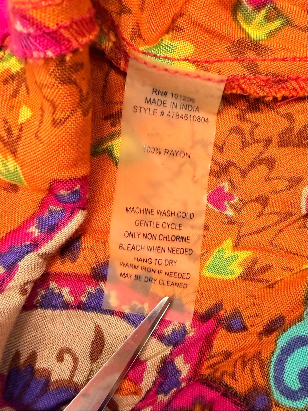 Soft Surroundings Marguerite Maxi Skirt Floral Bora Bora Scarf Print Tall Large - Picture 7 of 14